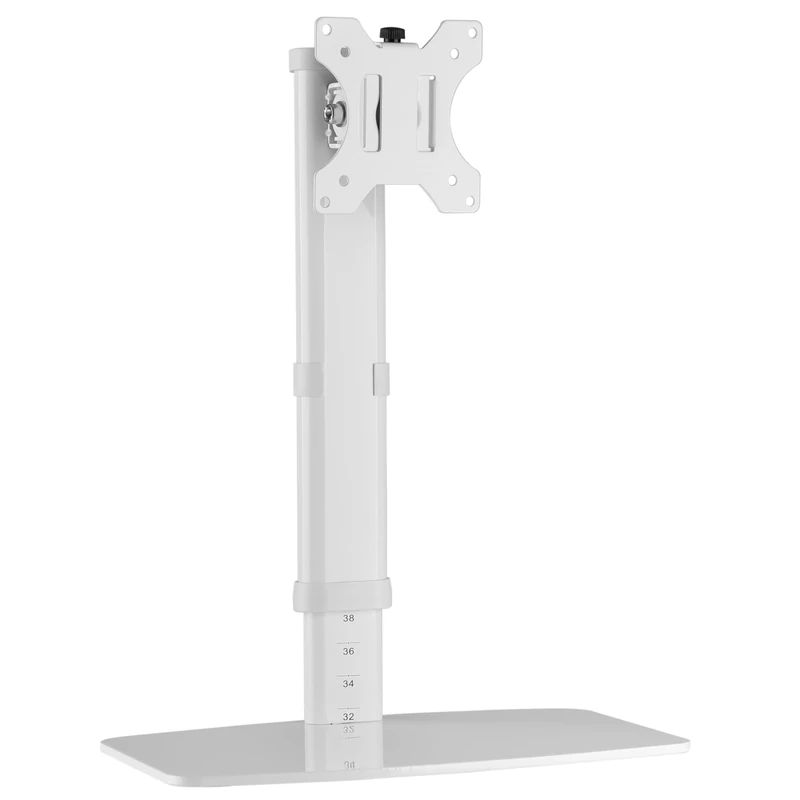 RICOO Single Monitor Stand Tilt TS6811 Swivel 12-32 Inch Universal VESA 75x75 100x100 Mount also Curved Screens Computer Monitor Bracket