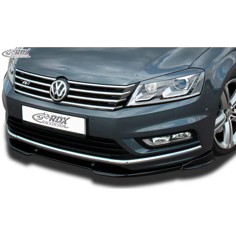 RDX Racedesign Front spoiler Vario-X compatible with Volkswagen Passat 3C (B7) R-Line 2011-2014 (PU)