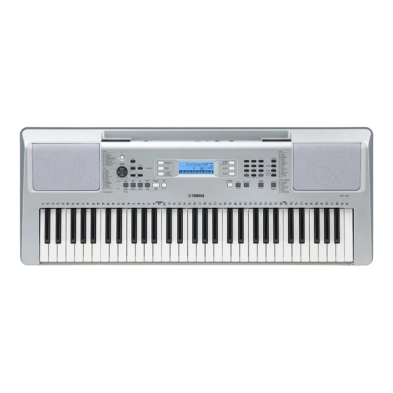 Yamaha YPT-370 Portable 61-Key Keyboard - Silver