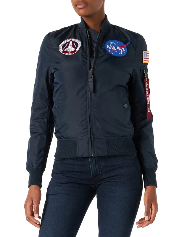 Alpha Industries Women's MA-1 TT NASA Reversible Wmn Jackets, rep.blue, XS