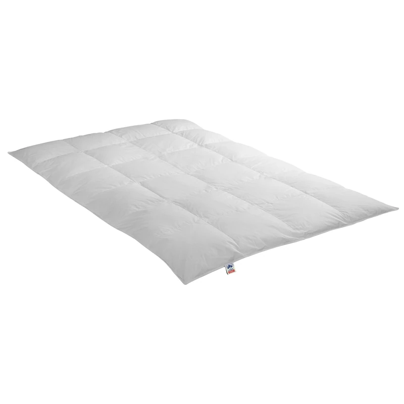 Irisette Nora Warm Winter Down Duvet 100% Cotton 100% Down with Storage Bag 155 x 220 cm White Öko-Tex Certified Produced according to German Quality Standard - Image 1