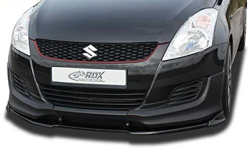 RDX Racedesign Front spoiler Vario-X compatible with Suzuki Swift FZ/NZ 2010-2013 with JDM/GT-Front corners (PU)
