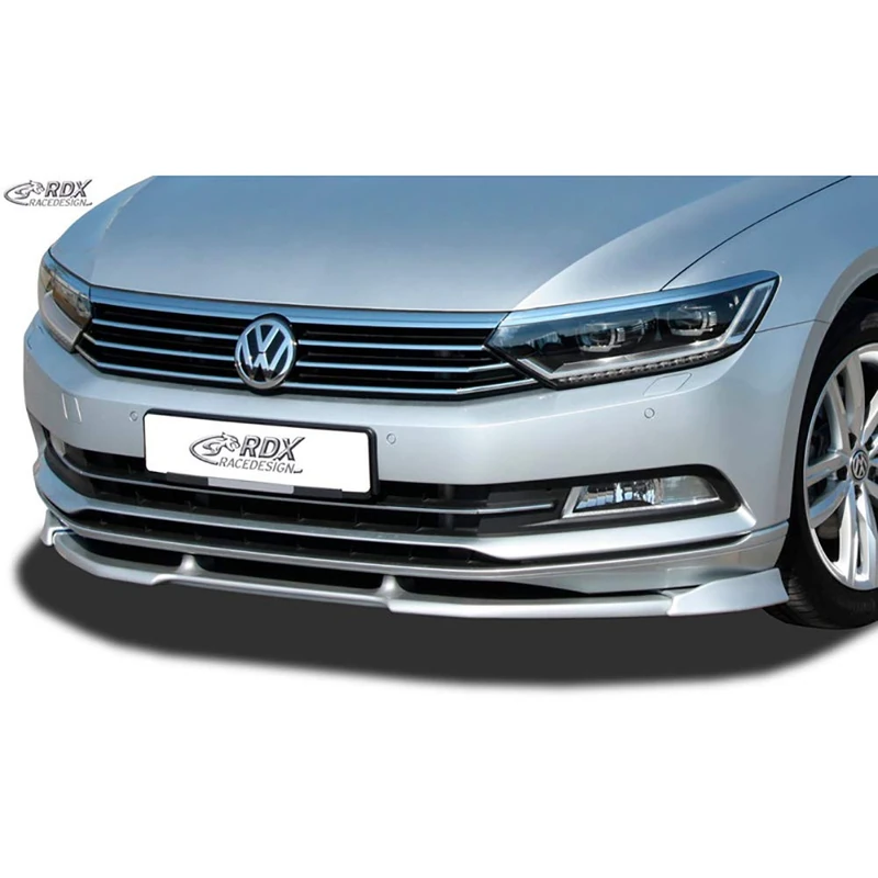 RDX Racedesign Front spoiler Vario-X compatible with Volkswagen Passat 3G (B8) 2014-2019 excl. R-Line (PU)