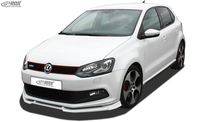 RDX Racedesign Front spoiler Vario-X compatible with Volkswagen Polo 6R GTi 2009-2014 (PU)