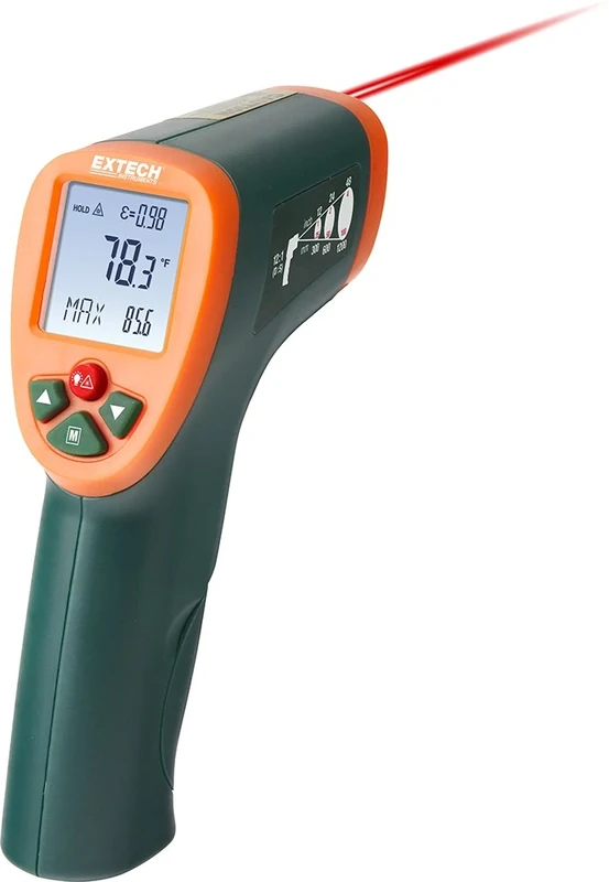 Extech IR Thermometer with Color Alert
