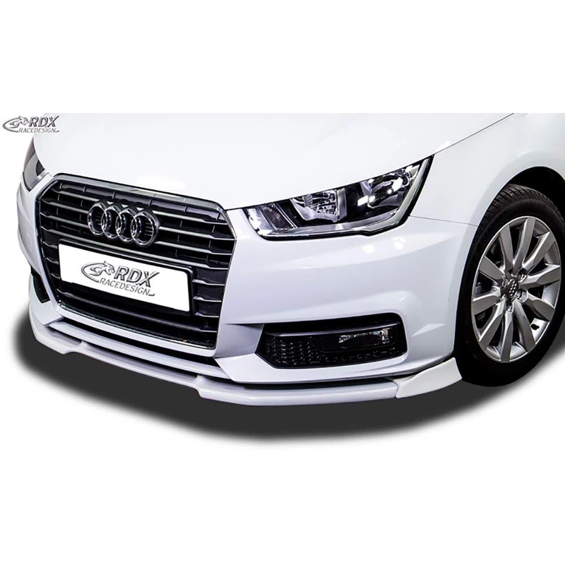 RDX Racedesign Front spoiler Vario-X compatible with Audi A1 3/5-doors 2015- excl. S-Line (PU)