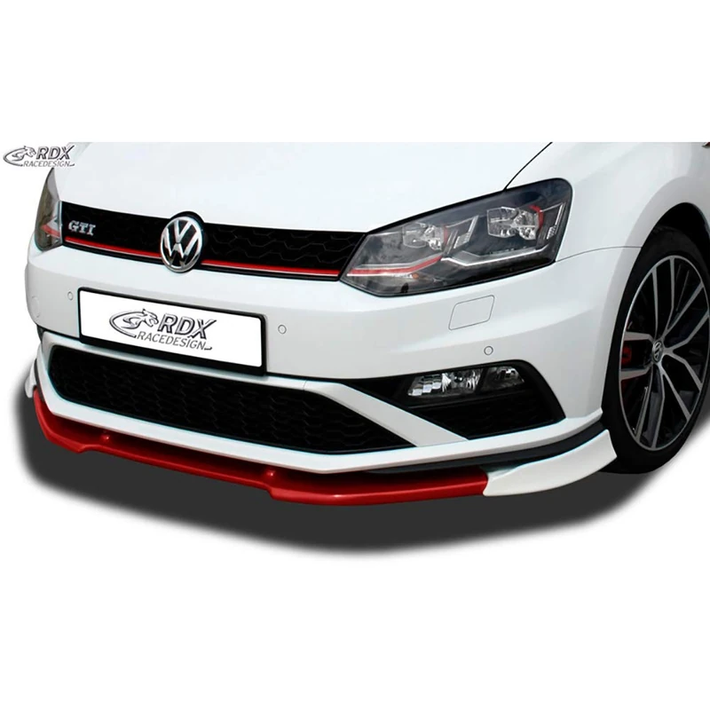 RDX Racedesign Front spoiler Vario-X compatible with Volkswagen Polo 6C GTi 2014-2017 (PU)