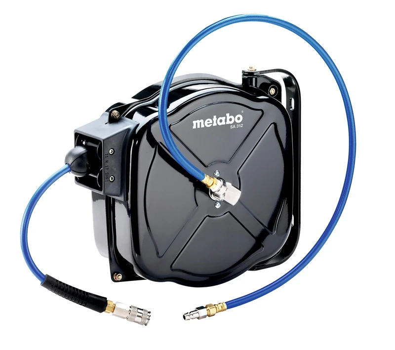 Metabo Hose Reel SA 312, Automatic (628824000) Length: 12 m, Inner Diameter: 8 mm, Outer Diameter: 12 mm