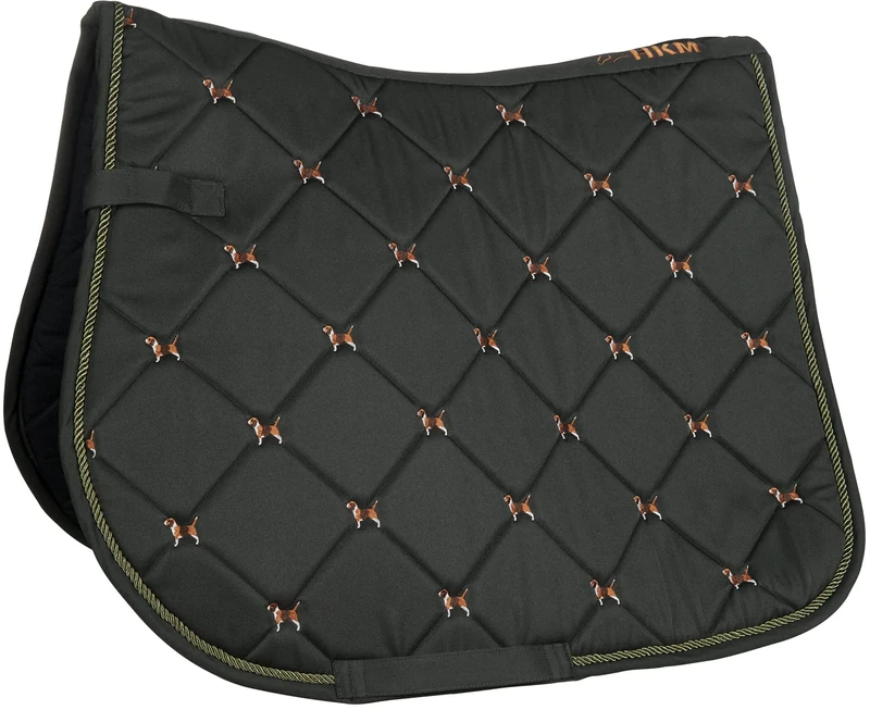 Hkm Adult Jodhpurs Summer Denim Easy-3/4 Silicone Trim 6100 Trousers, Denim Blue, 76