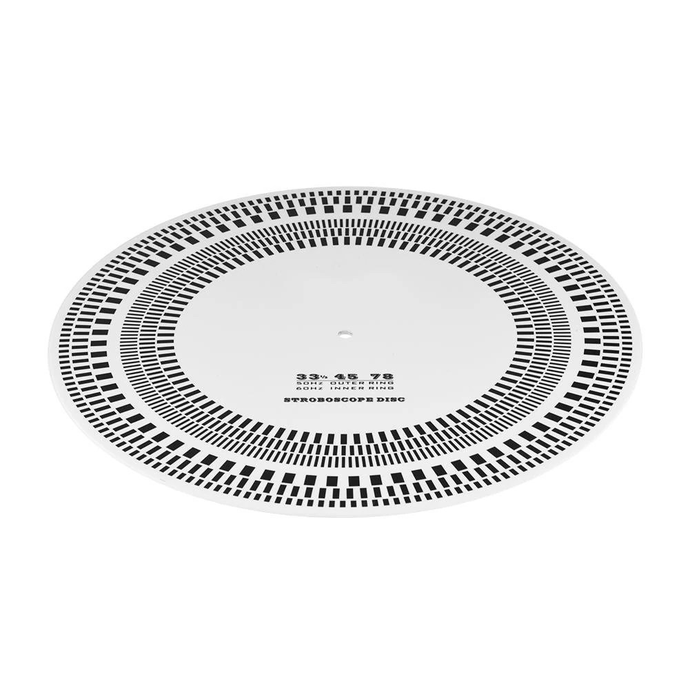 Zerone Professional LP Turntable Record Disc Calibration Tool with Precise Rotation Speed Detection and Adjustment