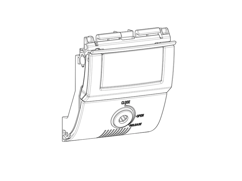 Shad D1B59MAR SHAD-D1B59MAR/214: Set of bombin Key Lock Handle Opening Trunk or case SH58X/SH59X, Other - Image 1