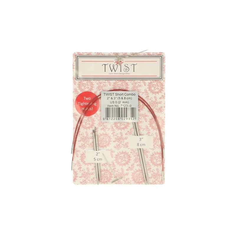 ChiaoGoo Twist Lace Short Combo Pack 5+8cm 2.00mm - 1pc