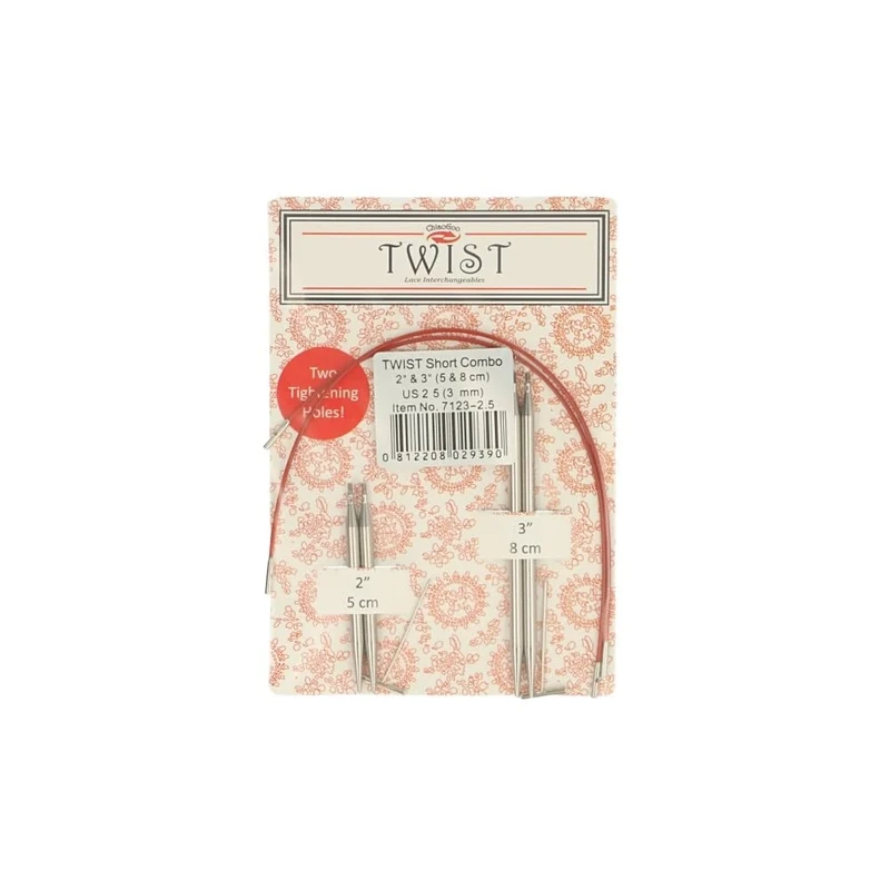 ChiaoGoo Twist Lace Short Combo Pack 5+8cm 3.00mm - 1pc