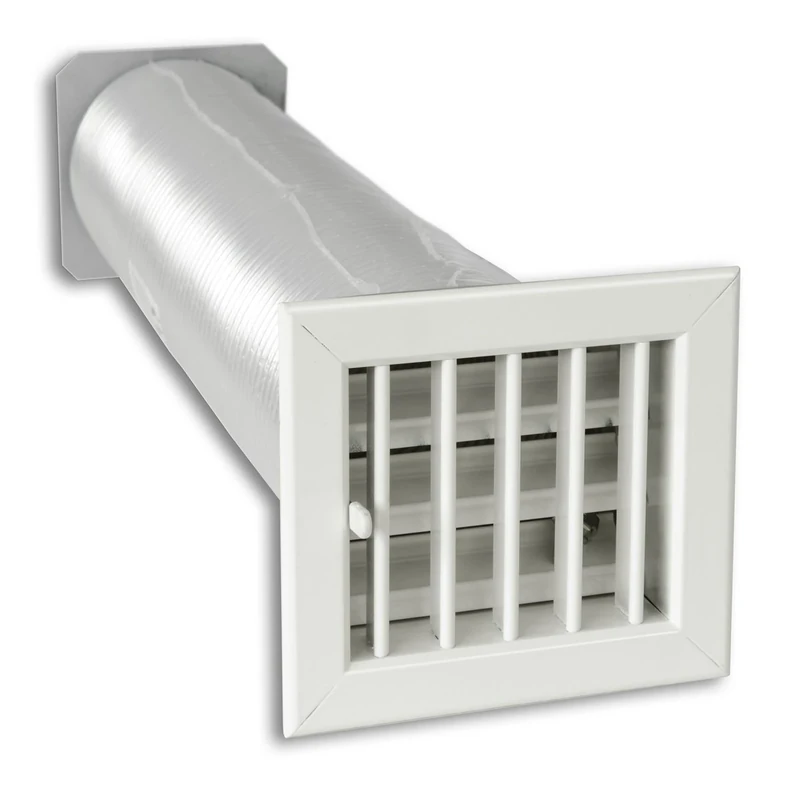 The Ventilation kitgcsib1413100-y kitgcsib1413100 Grill Kit for Fireplaces, 140 x 130 mm, White Painted Aluminium