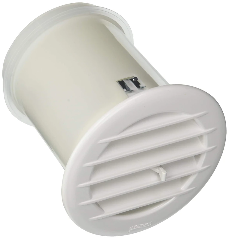 La Ventilazione ACT10CB Aircontrol Grille with Thermostatic Valve for ClimaMite Diameter 128 mm White