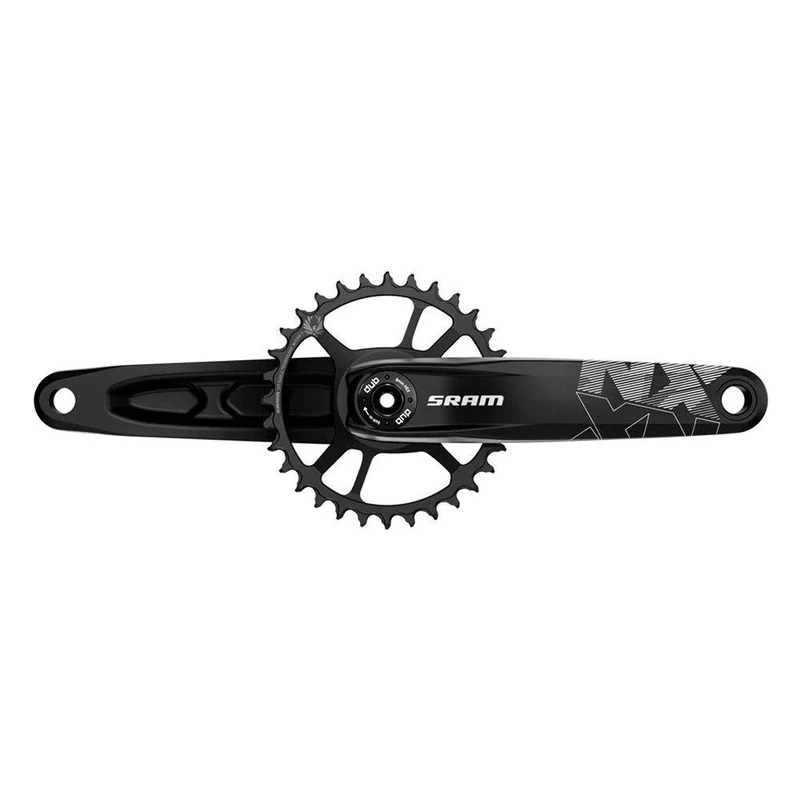 SRAM Crank Nx Eagle Dub 12S W Direct Mount 32T X-Sync 2 Steel Chainring Black (Dub Cups/Bearings Not Included): Black 165mm