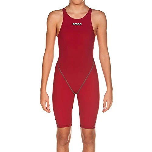 Arena Women's Powerskin St 2.0 - Open Back Swimsuit, Deep Red, 26 UK