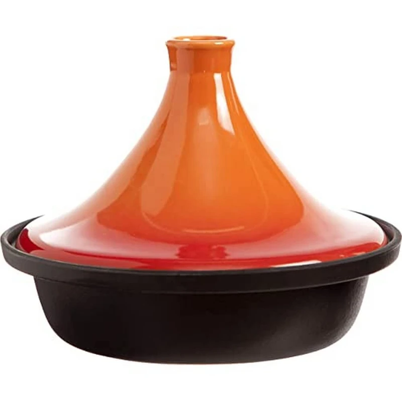 Cosy & Trendy 6356984 Tagine Induction Cast Iron Black Diameter 25 cm