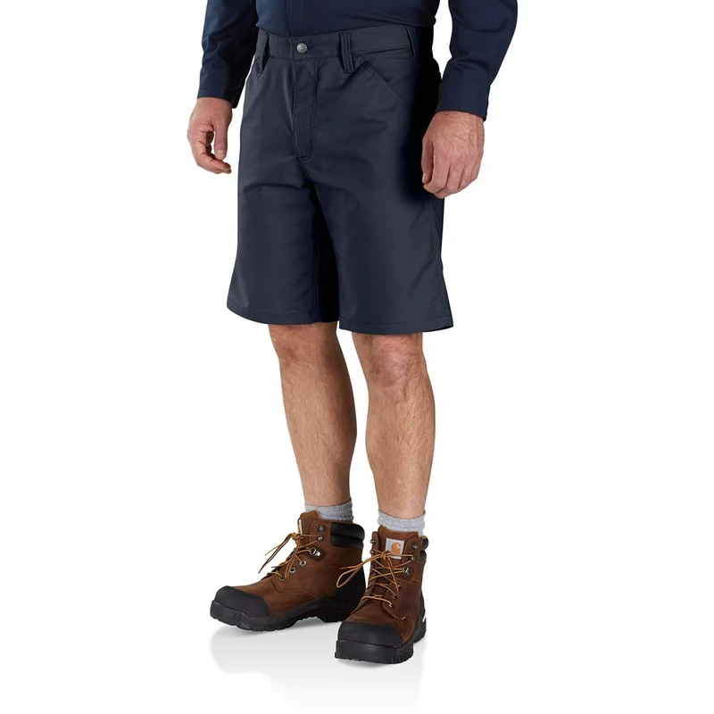 Carhartt Men's Rugged Professional™ Series Rugged Flex® Relaxed Fit Canvas Work Short, Navy, W33