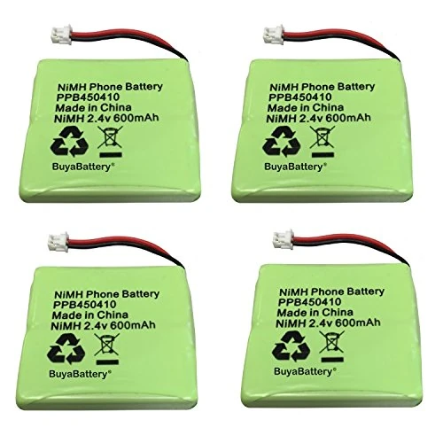 4 x Buyabattery® Branded PPB450410 BT Verve 450 Phone Battery 2.4V 600mAh NiMH