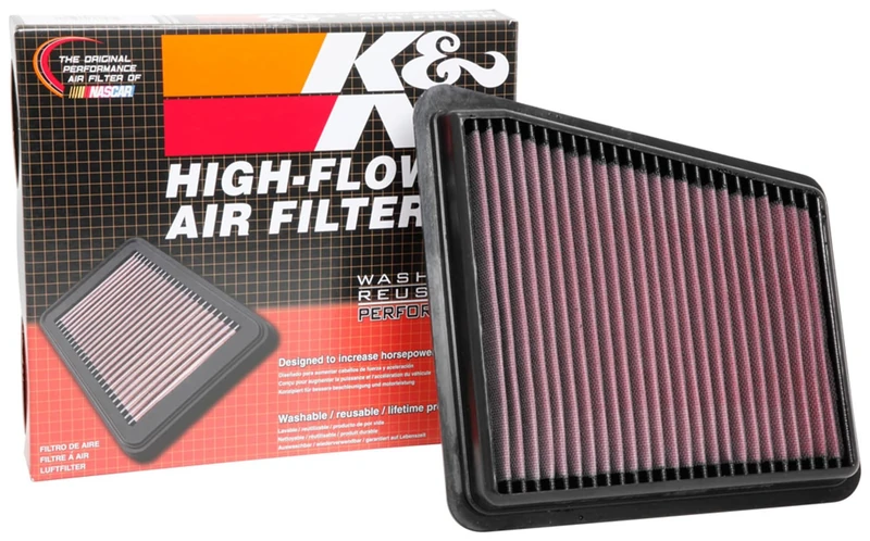 K&N Engine Air Filter: High Performance, Premium, Washable, Replacement Filter: Compatible with 2018-2019 GENESIS/KIA (G70, Stinger), 33-5073