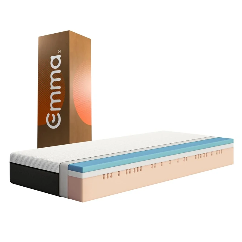 Emma Original King Size Mattress 150x200 cm 25 cm high Memory Foam Mattress Which? Best Buy 2018 and 2019 Mattress I 100 Nights trial I 10 years warranty