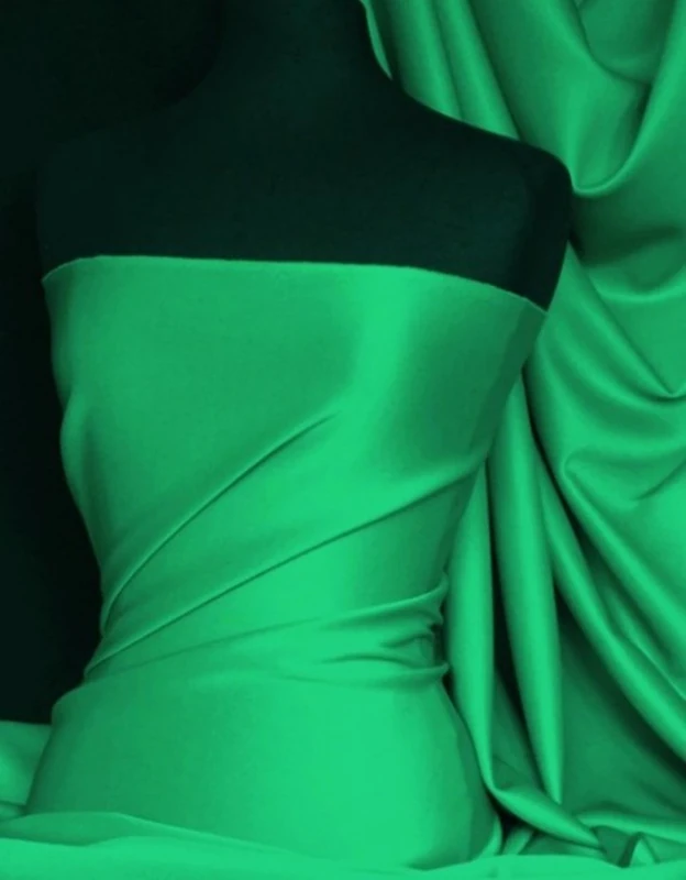 Scuba Bodycon Dress Fabric | Stretchy & Thick Body Control Material | 148 cm Wide | Sold By The Metre | Same Day Dispatch | by Tia Knight (Jade, 1 Metre)