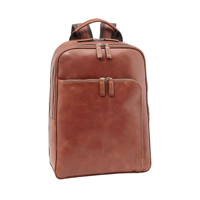 Picard Men's Buddy Hand Luggage - Cognac Oiled Buffalo Leather - Image 1