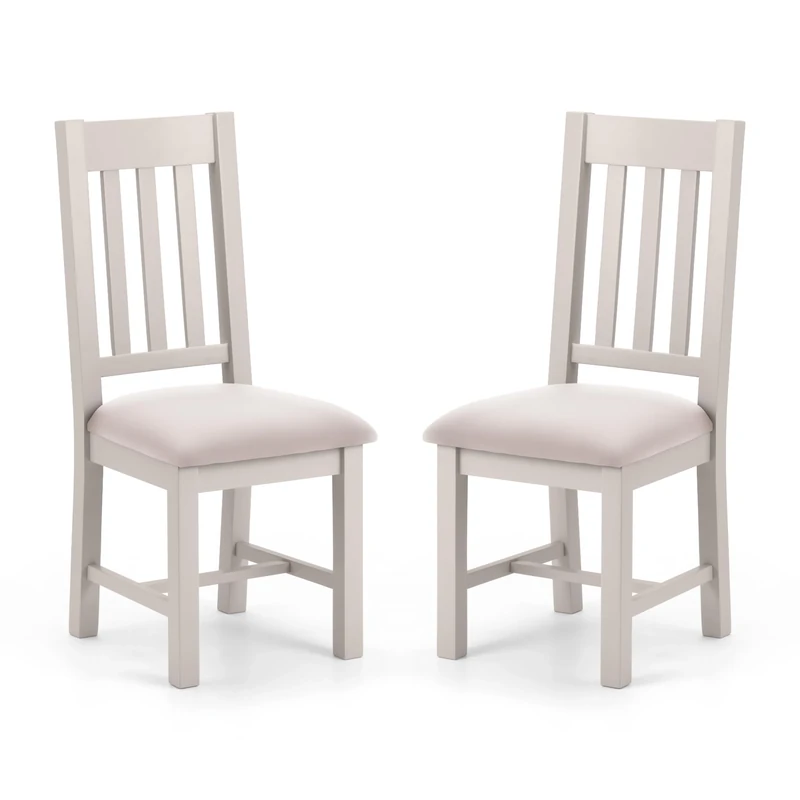 Julian Bowen Grey Wood Richmond Dining Chairs Set of 2