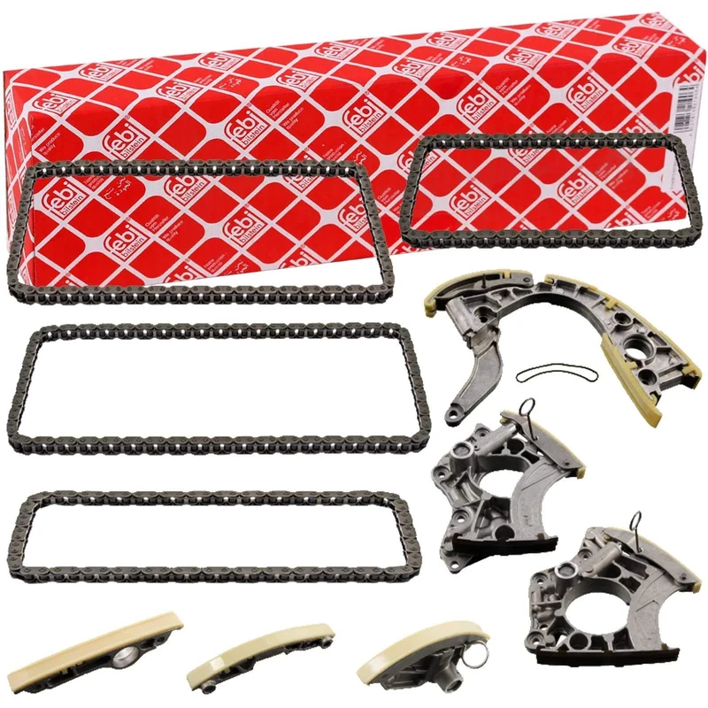 febi bilstein 101882 timing chain set for camshaft and oil pump, 1 piece.