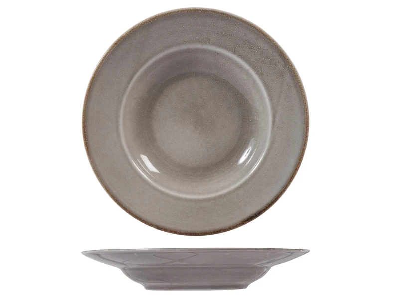 H&H 819377 Soup Plates Grey 24 cm