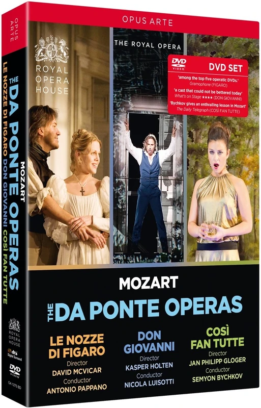 Mozart: The Da Ponte Operas [Various] [Opus Arte: OA1275BD] [DVD]