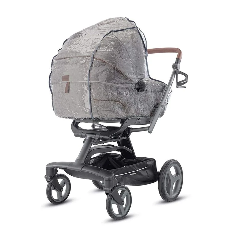 Inglesina Rain Cover for Carrycot - Compatible with Aptica, Aptica XT, Electa - Large Opening Window, Elastic Edges, Ensures Maximum Protection and Ventilation