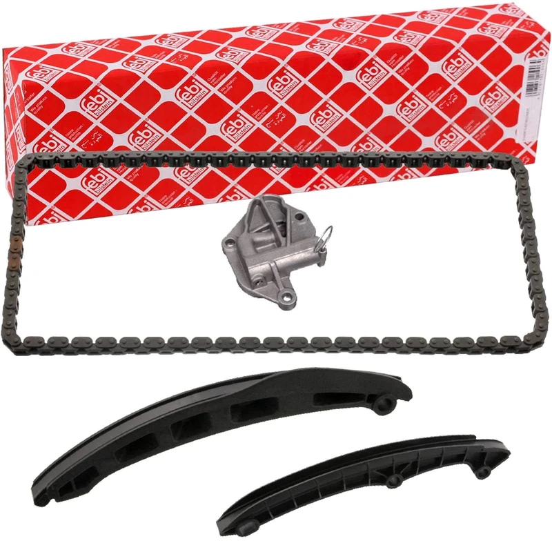 febi bilstein 102197 Timing Chain Set for Camshaft, with Slide Rails and Chain Tensioner, 1 Piece