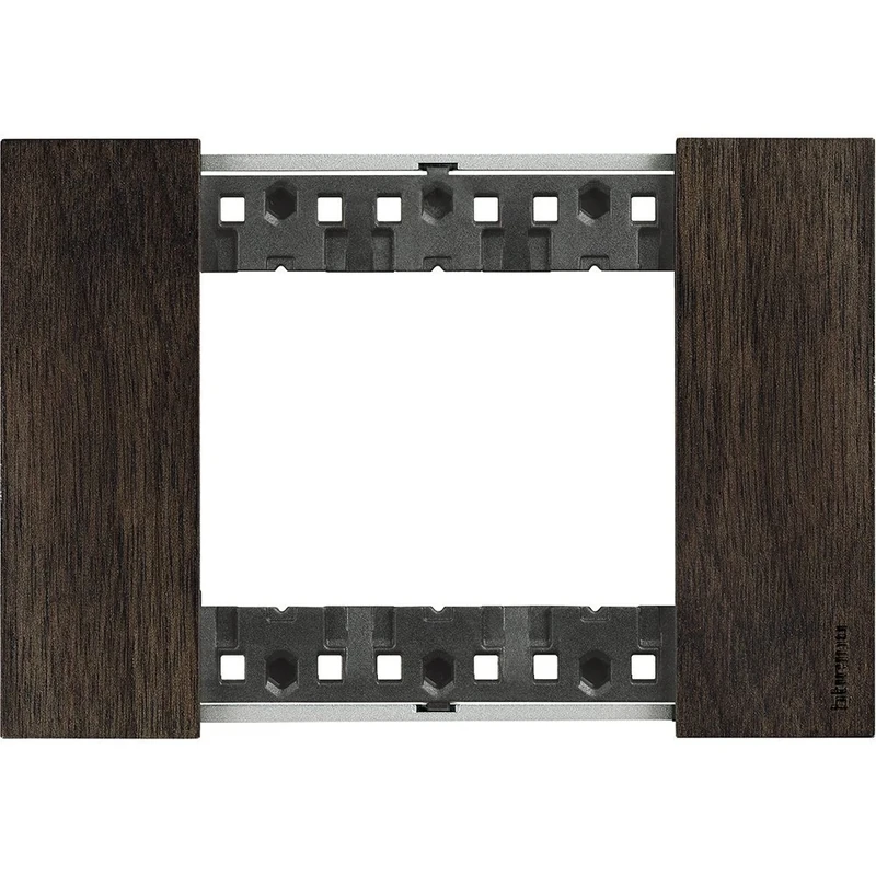 Bticino KA4803LG Living Now Wall Plate 3 Modules Walnut 127 x 50 x 10 cm