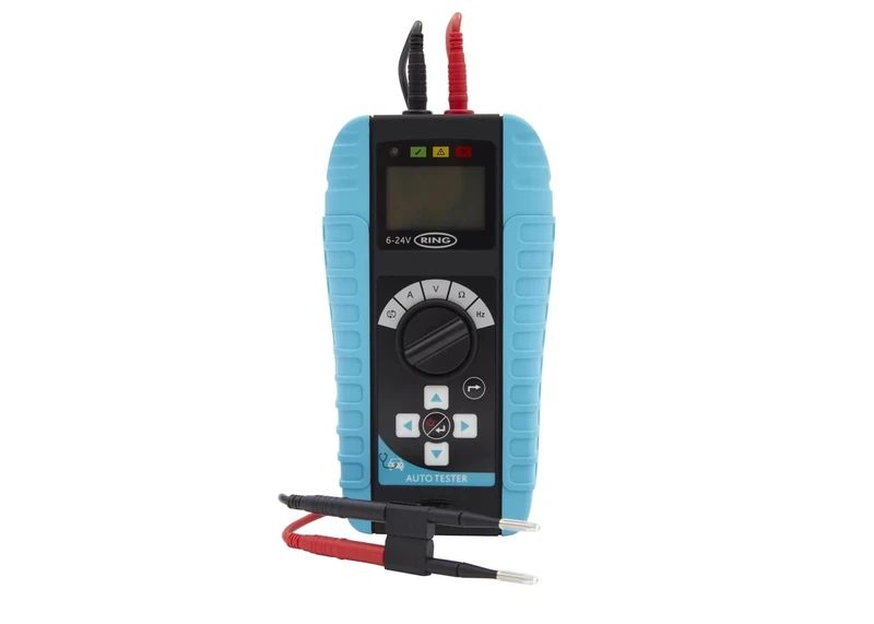 RING Multi-Function Tester: In-Line Current Adaptor, Max 50V DC & Rapid Current Testing up to 80A Without Removing Fuses