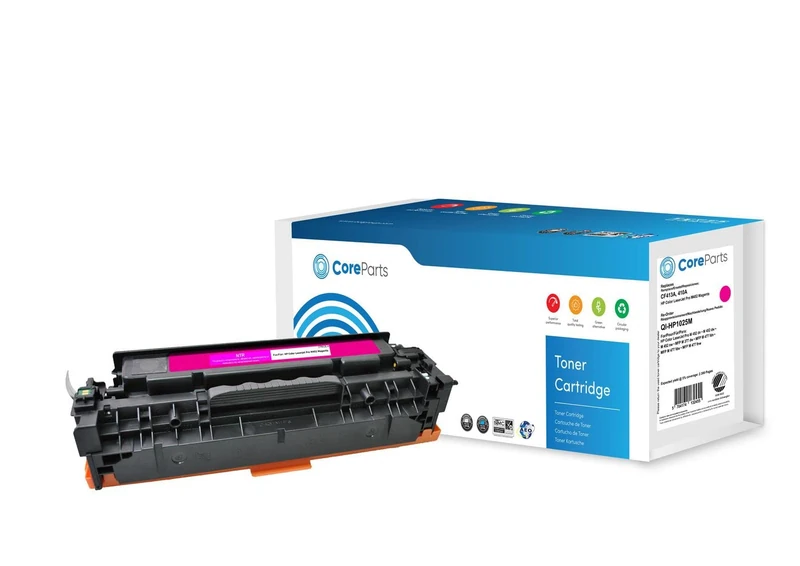 quality imaging Toner Magenta CF413A Pages: 2,300, QI-HP1025M (Pages: 2,300 HP Color Laserjet Pro M452 (410A) Series)