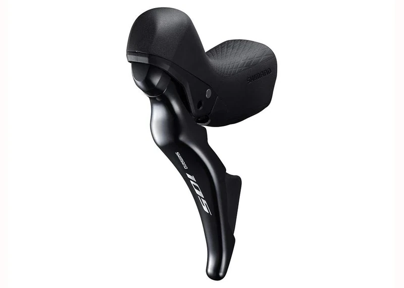 Shimano 105 ST-R7025 105 double hydraulic/mechanical STI lever, left hand, black