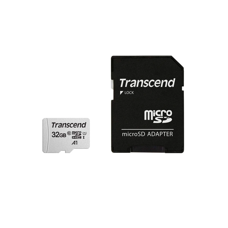 Transcend 32GB microSDHC Micro SD Card A1 UHS-I U1 C10, Up to 100MB/s, Full HD Video Memory Card with Adapter for Nintendo Switch, Steam Deck, ROG Ally, MSI Claw, GoPro, DJI, Insta360, Action Camera