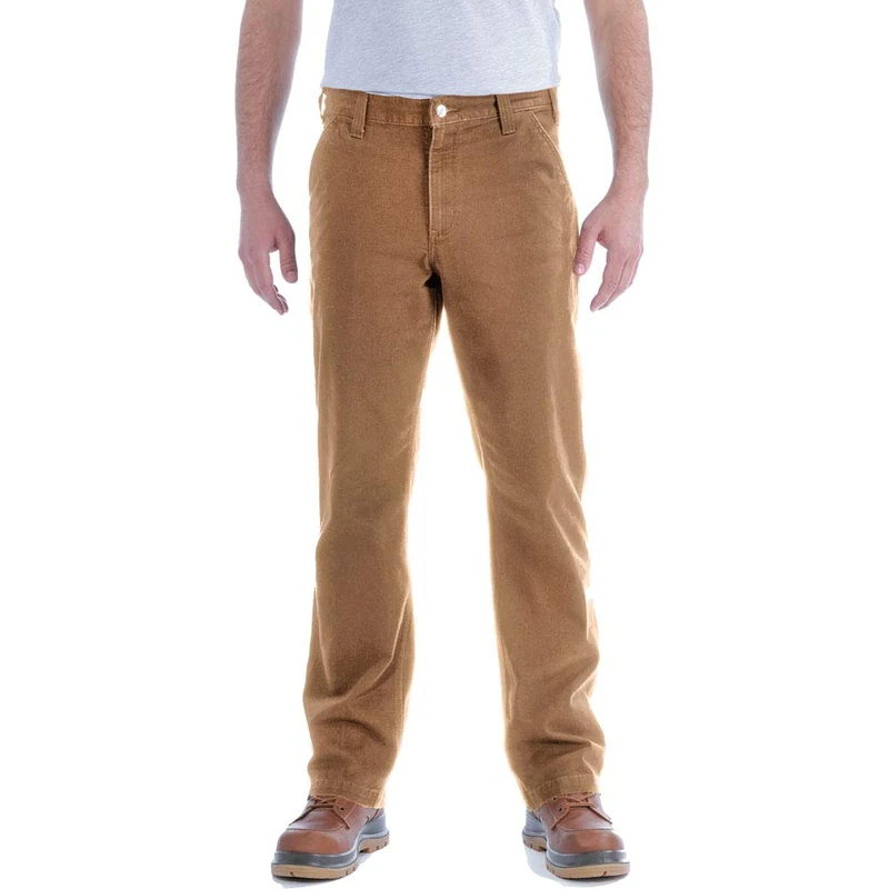 Carhartt Men's Rugged Flex Straight Fit Duck Tapered Leg Utility Work Pant, Carhartt Brown, W32/L30