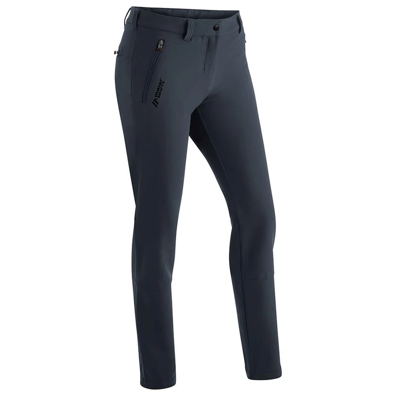 maier sports Helga Slim, Women's Warm Hiking Trousers, Water-Repellent Outdoor Trousers for Trekking & Hiking, Close-Fitting Cut, PFC-Free, mSTRETCH pro 2 & dryprotec Technology Graphite