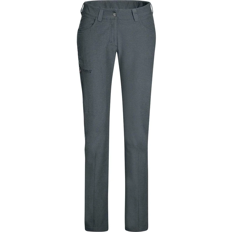 Maier Sports Women's Tillit Slim Hiking Trousers, Womens, Hiking Pants, 232023, Graphite, 46 (EU)