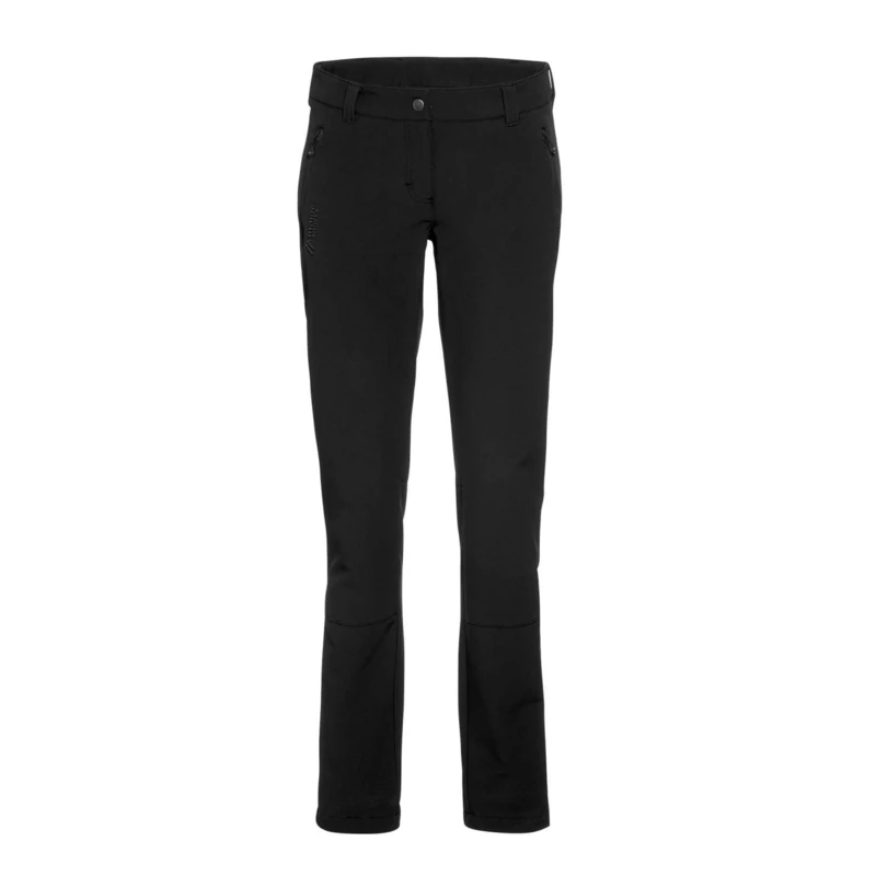 maier sports Helga Slim, Women's Warm Hiking Trousers, Water-Repellent Outdoor Trousers for Trekking & Hiking, Close-Fitting Cut, PFC-Free, mSTRETCH pro 2 & dryprotec Technology Black - Image 1