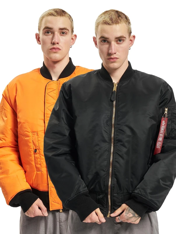 Alpha Industries MA-1 Bomber Jacket for Men Black