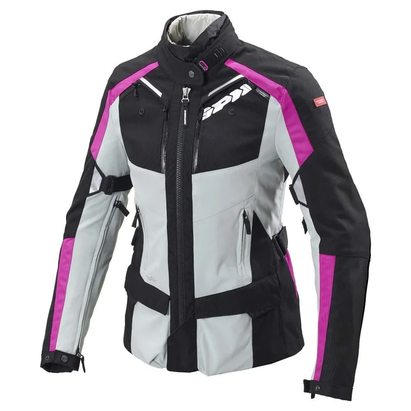 SPIDI 4SEASON H2Out Lady Jacket, Black/Pink, Size 3XLarge
