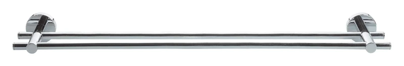 tesa® Smooz Towel bar, high Gloss Chromed Metal, self-Adhesive, Adhesive mounting Technology, 50mm x 640mm x 115mm