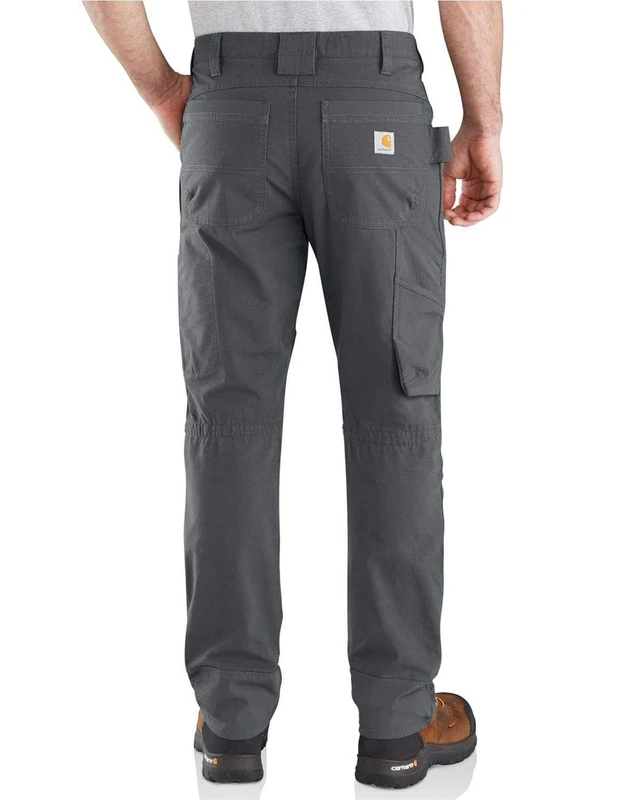 Carhartt Steel Rugged Flex Relaxed Fit Double Front Utility Multi-Pocket Work Trousers Men Gray W38/L34