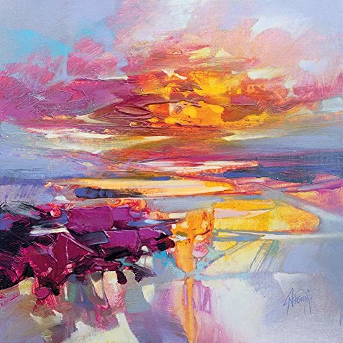 The Art Group Scott Naismith (Uist Causeways 2) 85 x 85cm Canvas Print