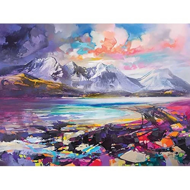 Art Group WDC100516 Torrin, Skye Canvas Print, Multi-Colour, 60 x 80 cm