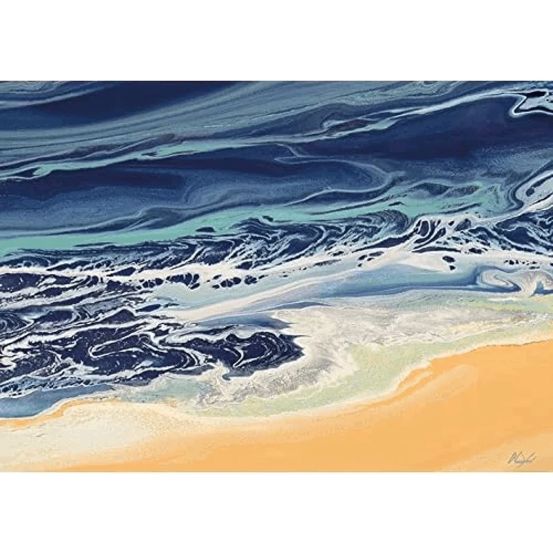 The Art Group Nancy Wood (Organic Sea) 85 x 120cm Canvas Print